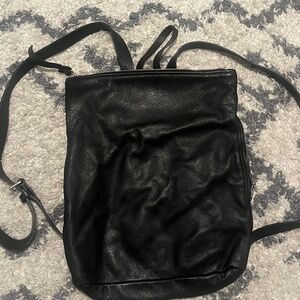 Black Leather backpack
